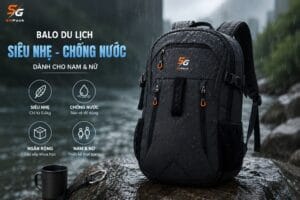 Balo du lịch siêu nhẹ chống nước